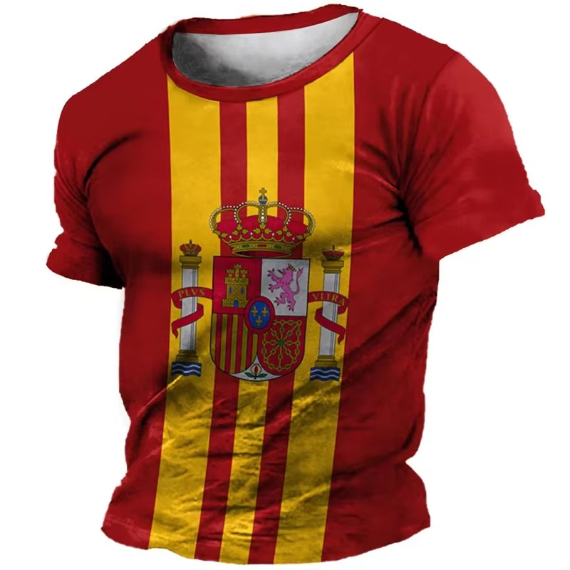 Summer Clothing In Spanish - Kaus Pria Bersirkulasi Cepat Kering Olahraga