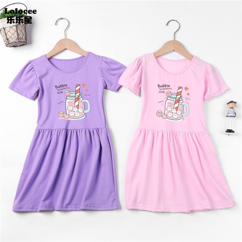 Summer Clothing Teen Girls - Gaun putri anak perempuan remaja, Gaun