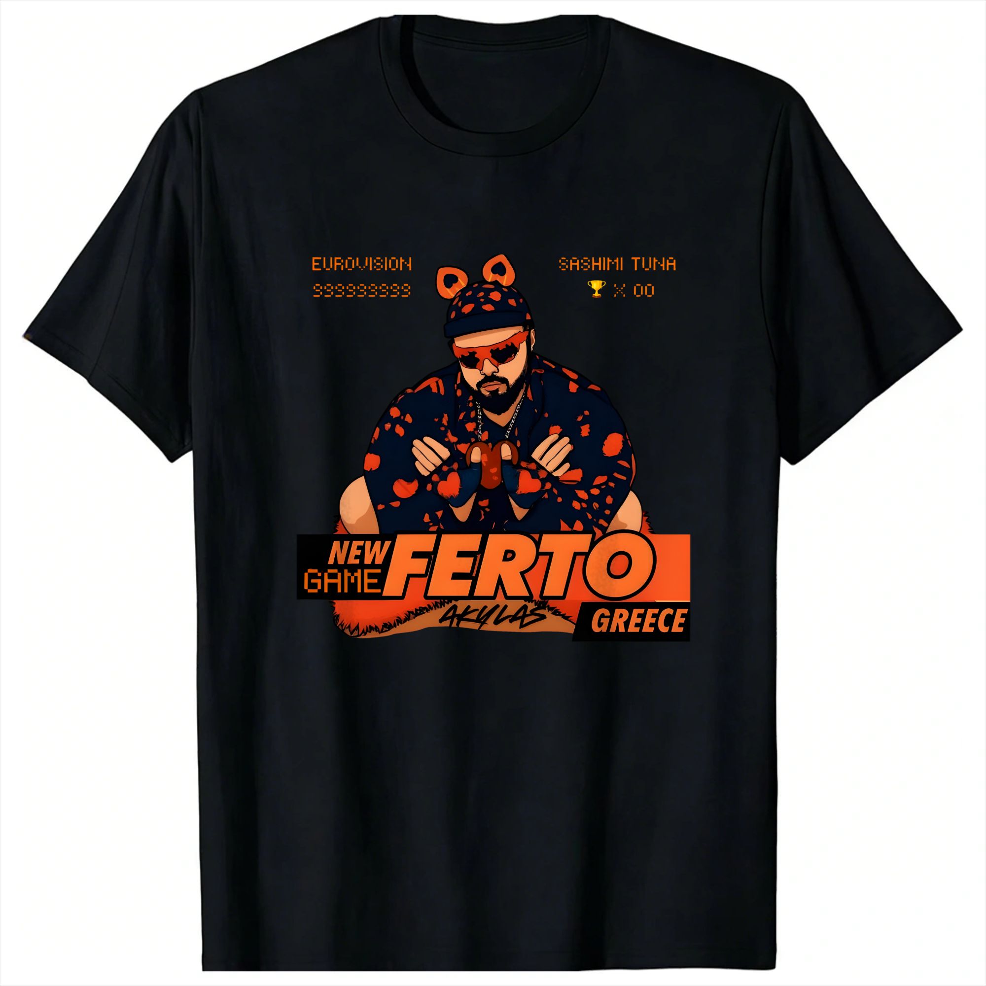 Summer Clothing For Greece - Akylas Ferto Greece Eurovisions 2026 T