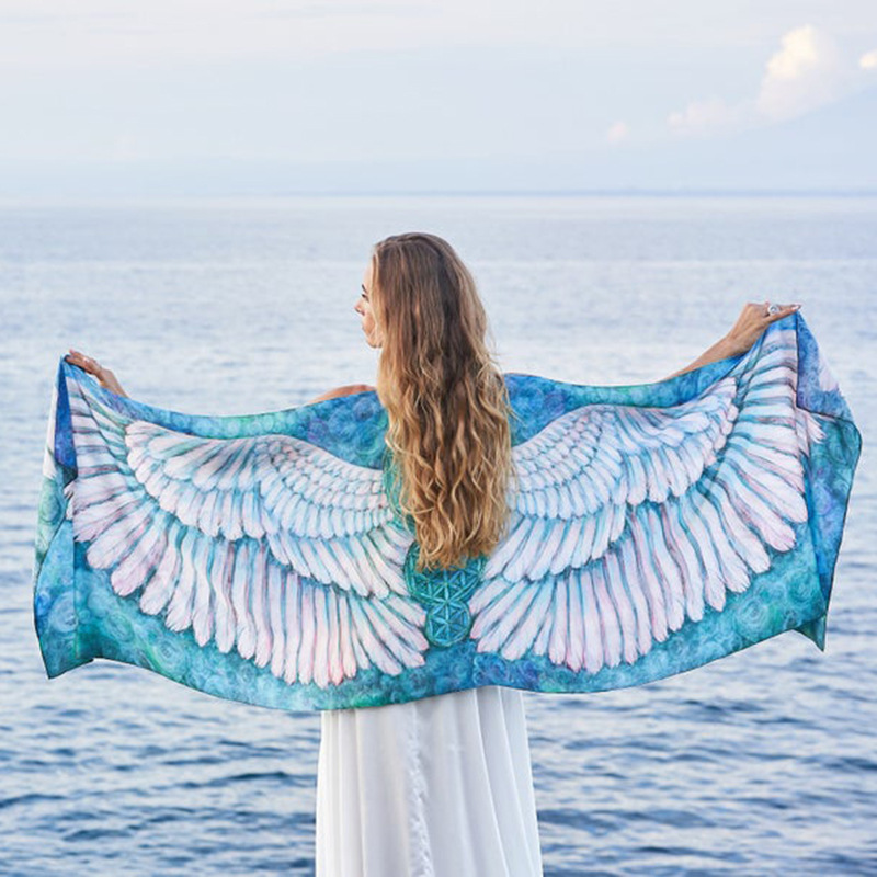 Summer Clothing Young Women - Penutup Bikini Sayap Bulu Boho Pakaian