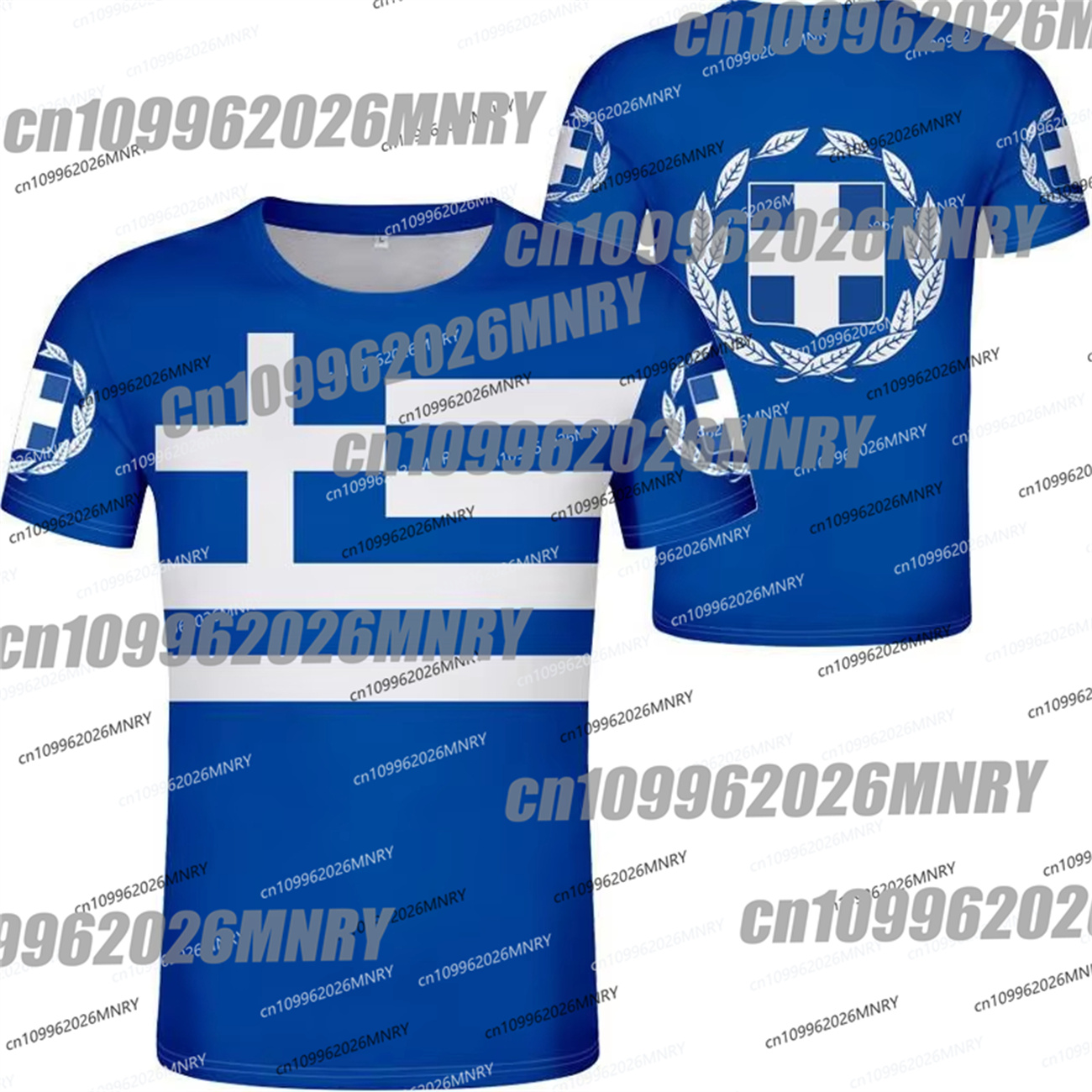 Summer Clothing For Greece - Kaos Grafis Lambang Yunani Totem Hellas