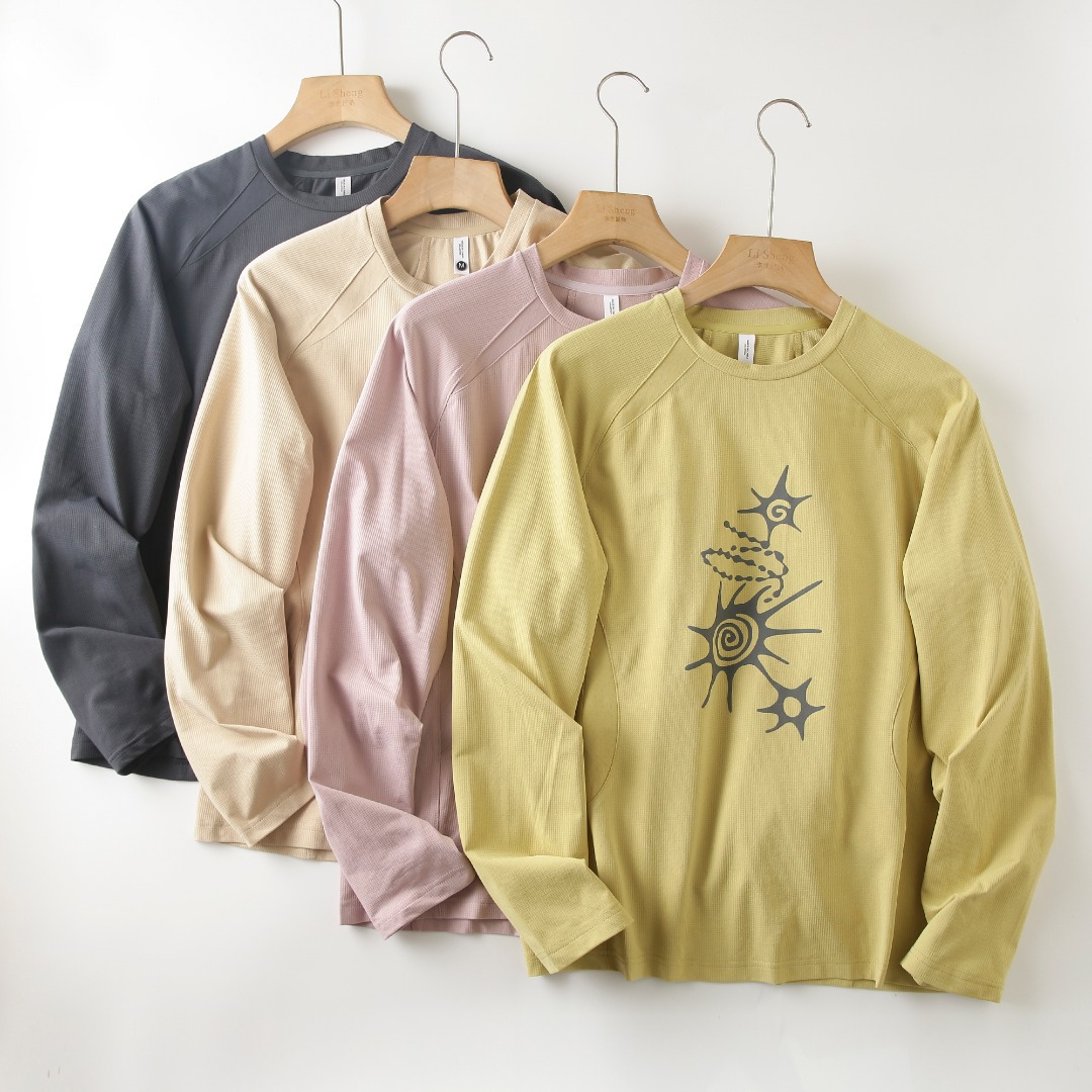 Summer Clothing Types - Kaos Lengan Panjang Unisex Bahan Elastis