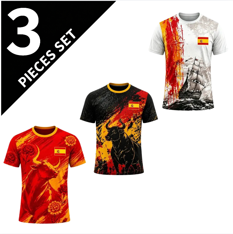 Summer Clothing In Spanish - Kaos Olahraga Pria Gaya Baru 2026,