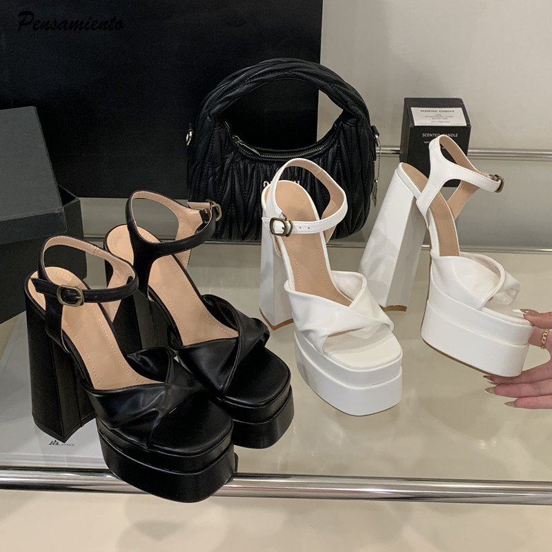 Summer Clothing Ladies - Sandal Gladiator Wanita Wedges Platform Ganda