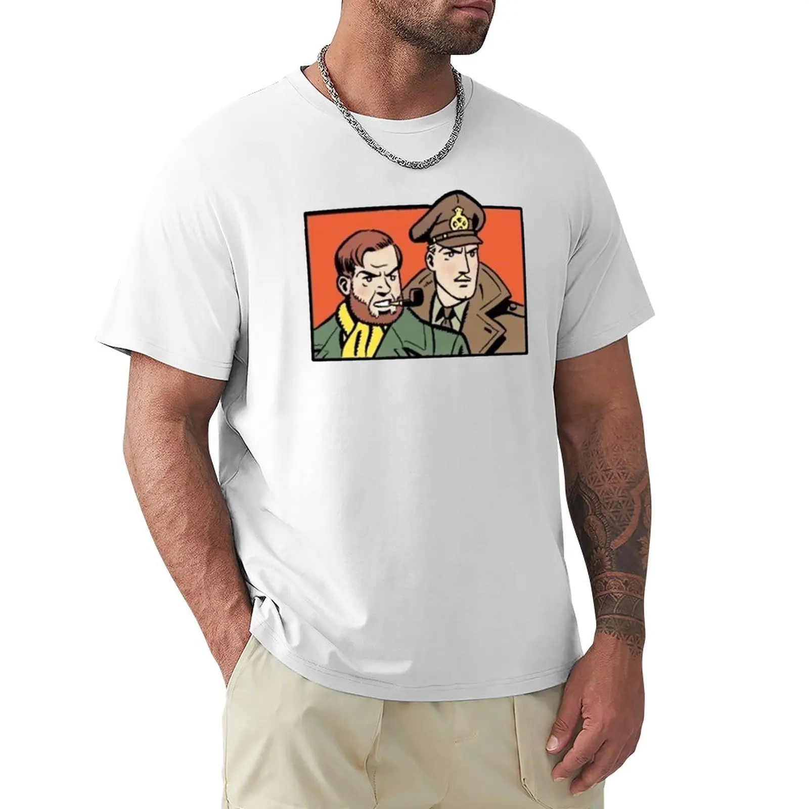 Summer Clothing Banner - Blake dan Mortimer Banner figur T-Shirt