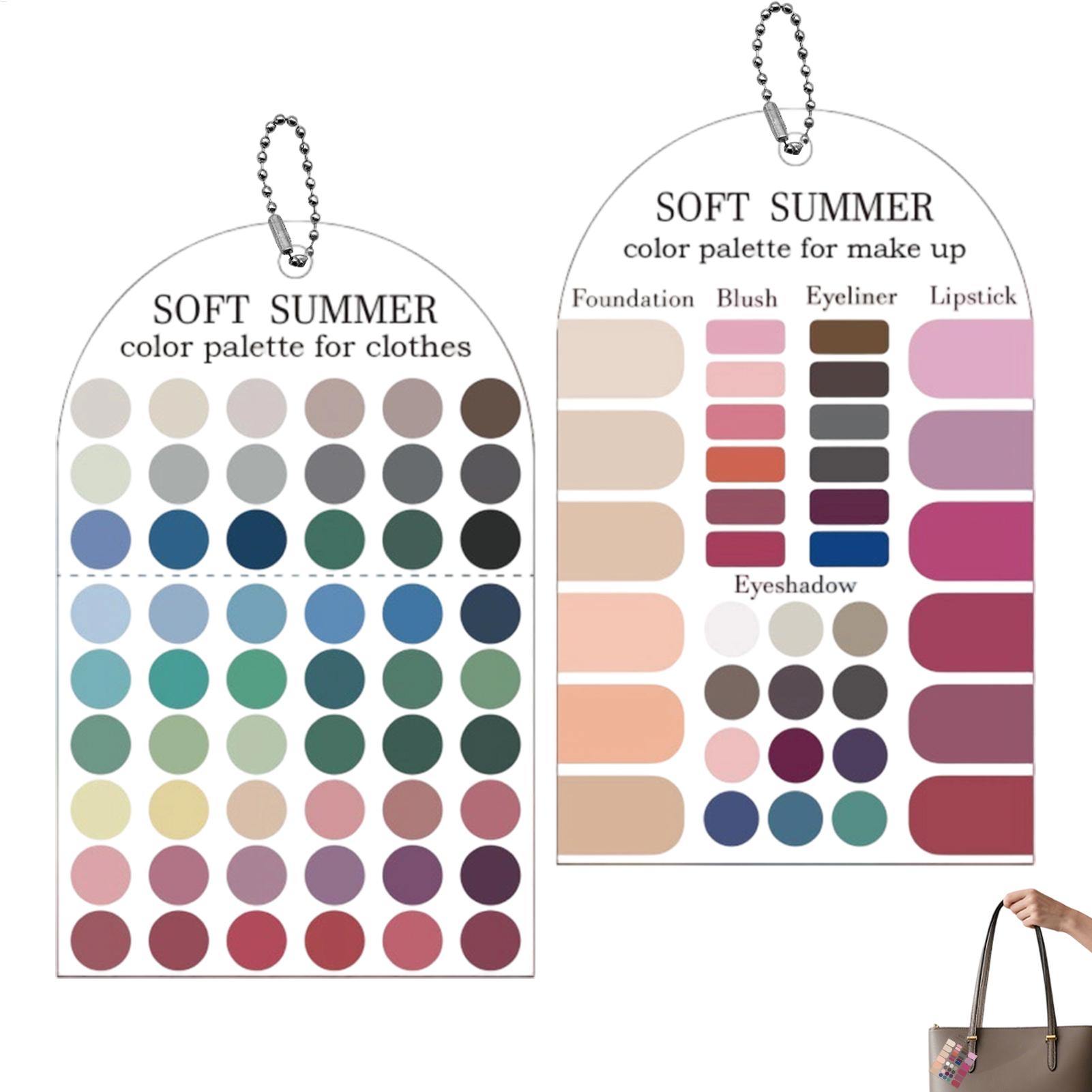 Summer Clothing Palette - Kartu Palet Warna Musim Panas 2PCS