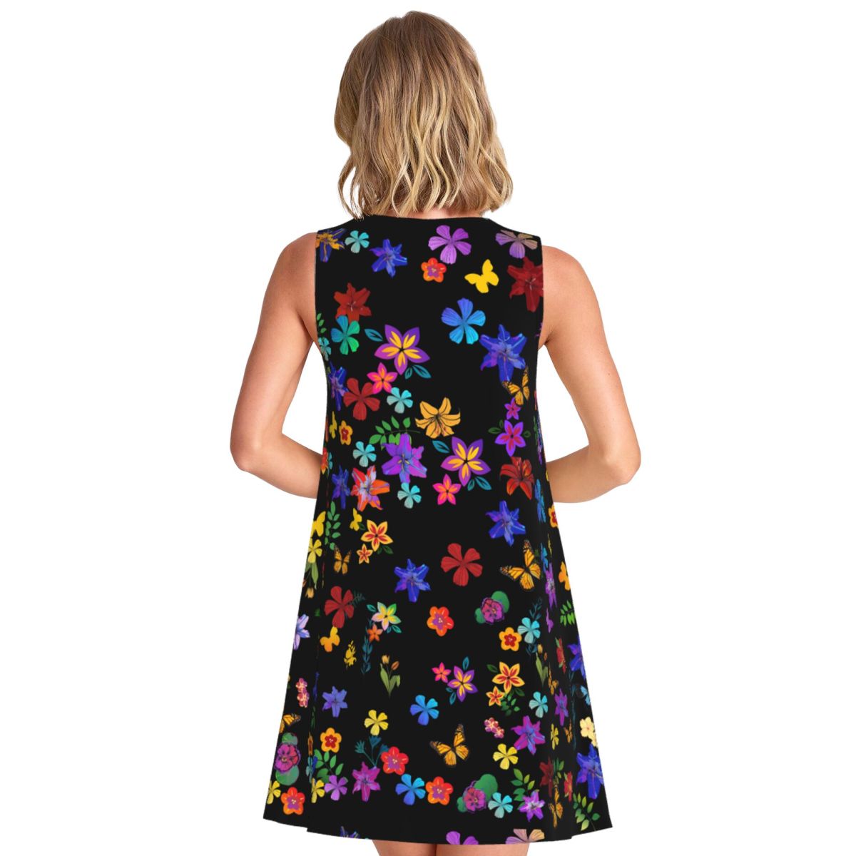 Gaun Kasual Motif Bunga yang M - Summer Clothing Ideas For Women ulasan dan harga