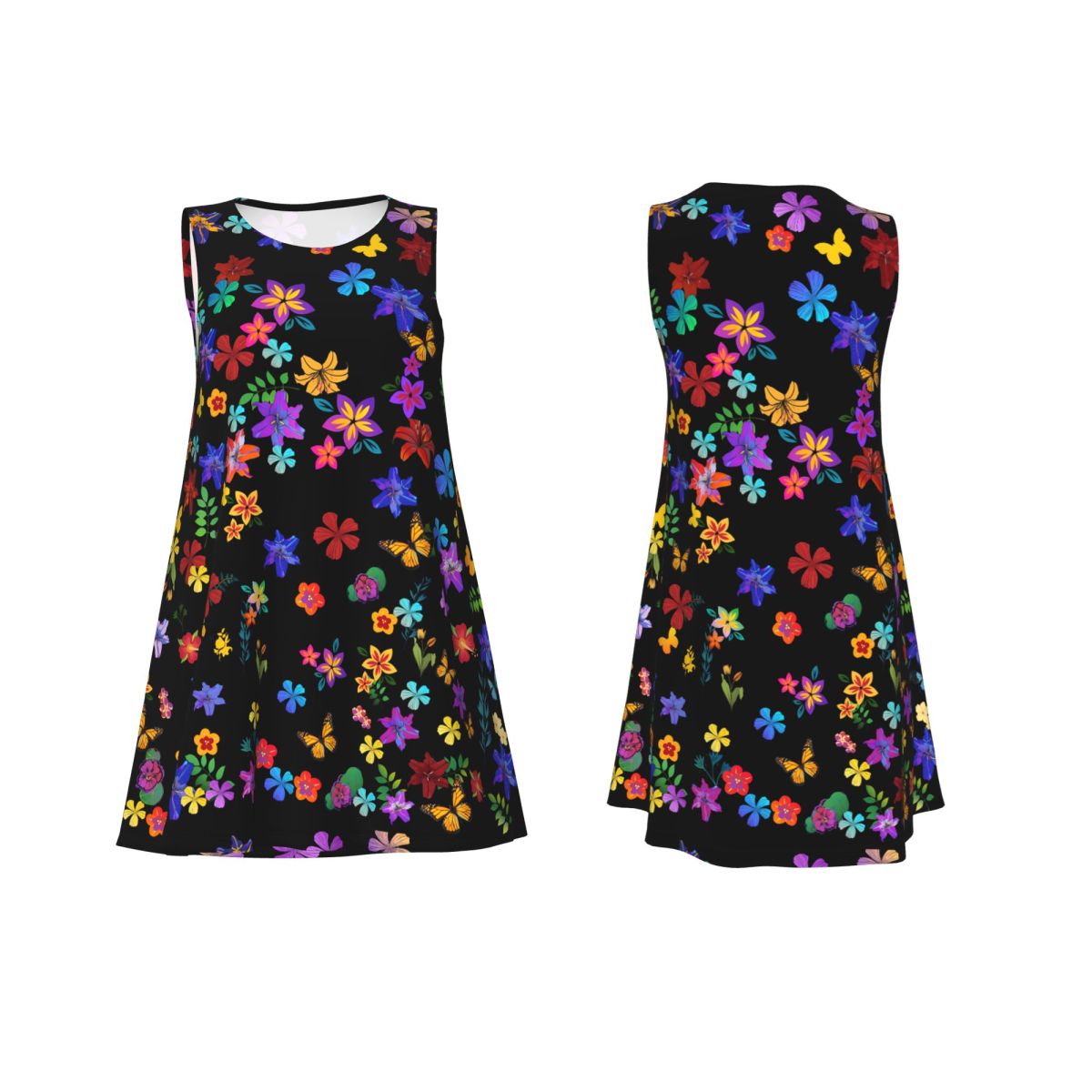 Gaun Kasual Motif Bunga yang M - Summer Clothing Ideas For Women ulasan dan harga