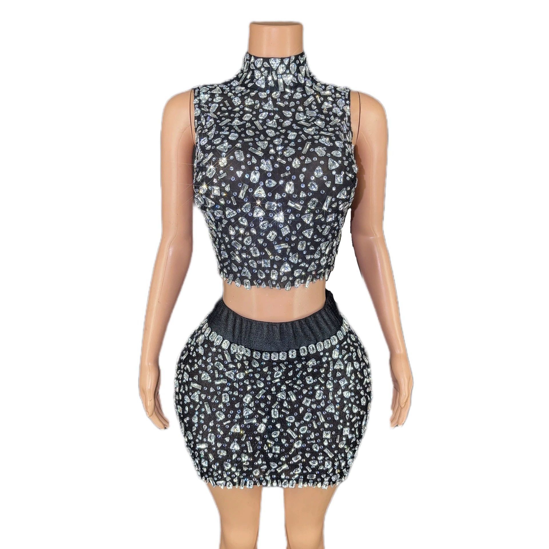 Set gaun berlian penuh, rok wa - Summer Clothing Words ulasan dan harga