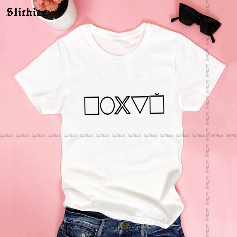 Kaus Harajuku Kaus Wanita Gamb - Summer Clothing Old Money ulasan dan harga
