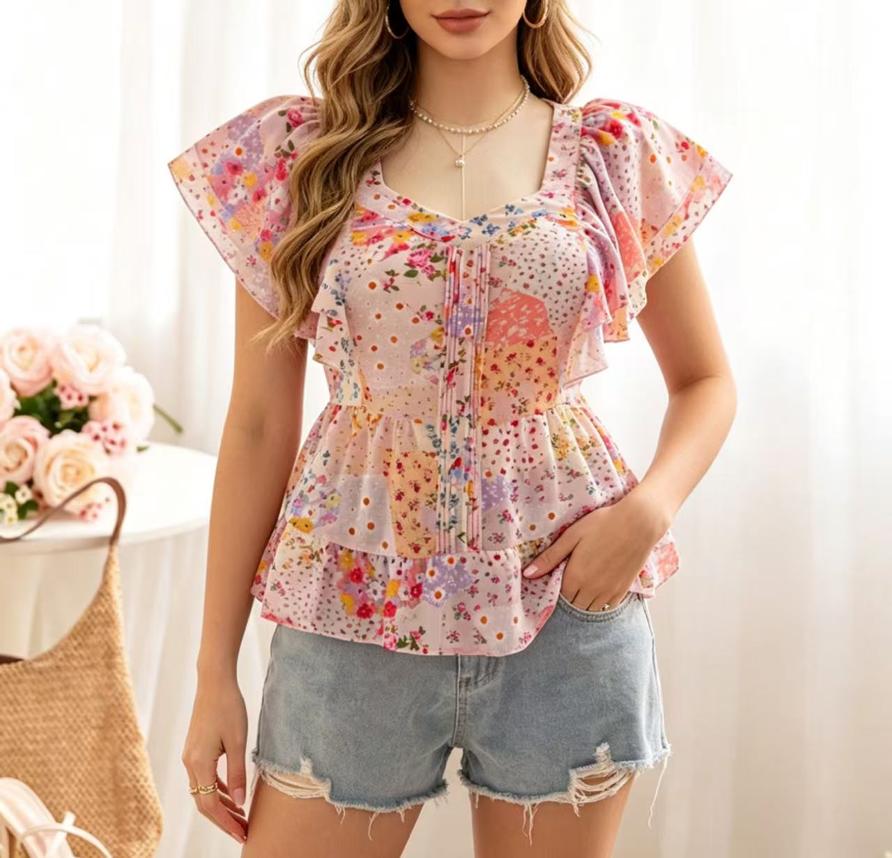 Atasan Wanita Ukuran Besar Des - Summer Clothing Girl ulasan dan harga
