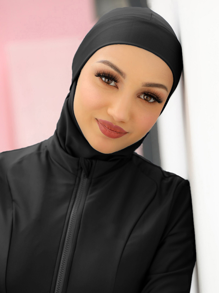 Jilbab Mandi Renang Polos Musl - Summer Clothing Hijab ulasan dan harga