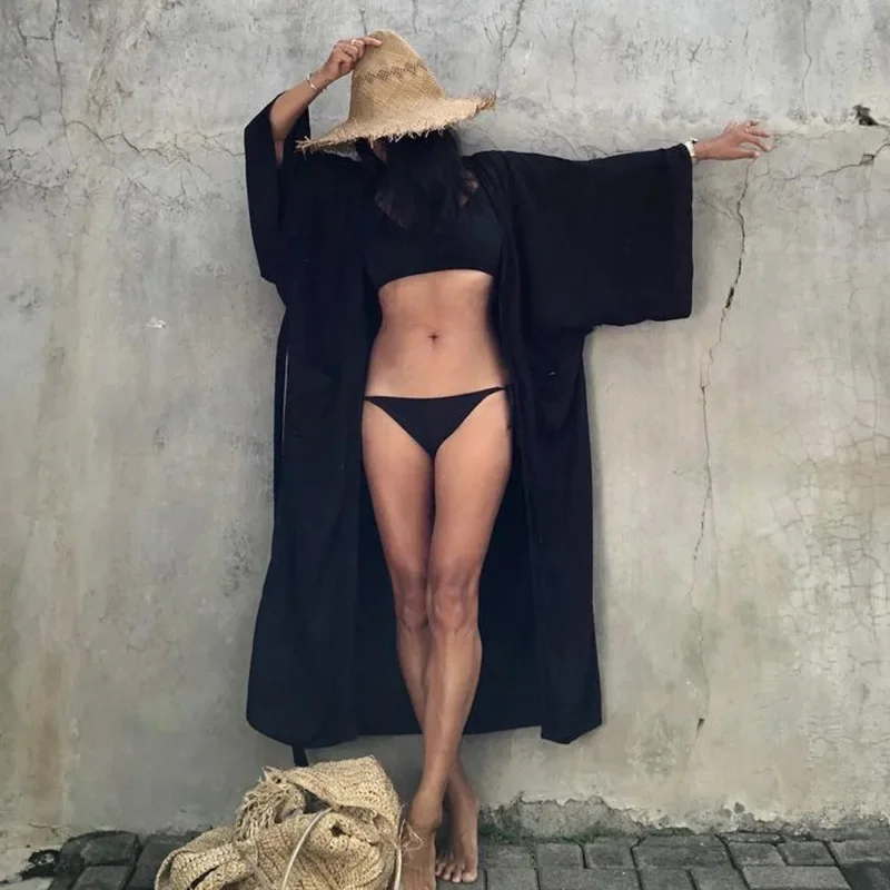 Kimono Wanita Pakaian Pantai C - Summer Clothing Wraps ulasan dan harga