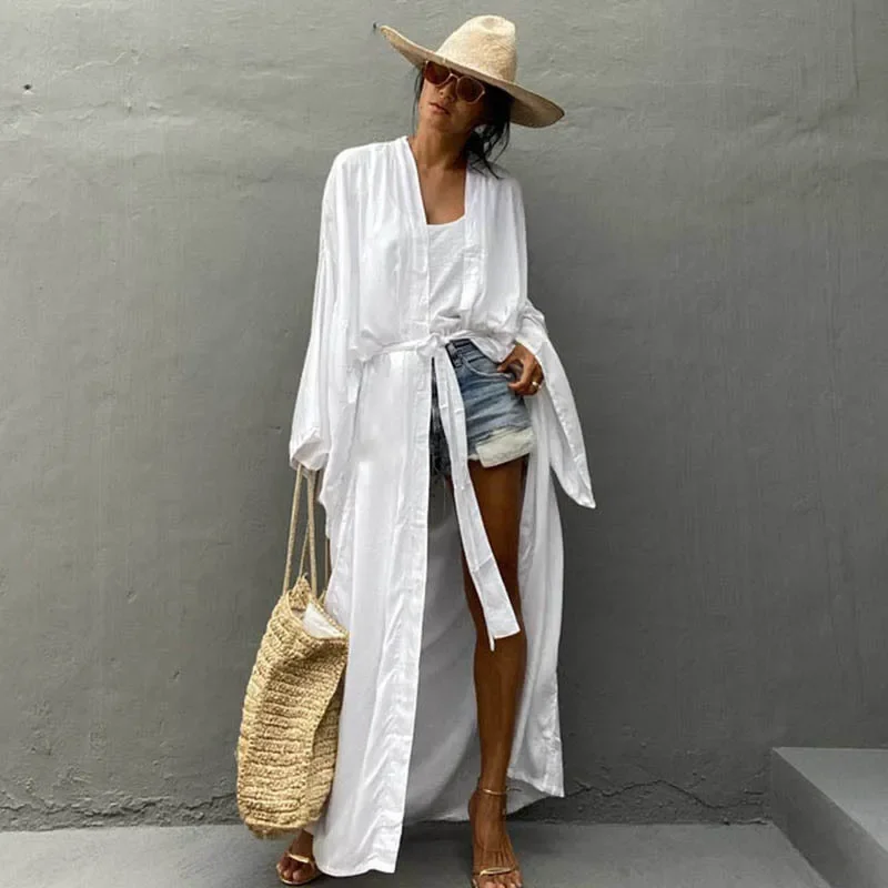 Kimono Wanita Pakaian Pantai C - Summer Clothing Wraps ulasan dan harga