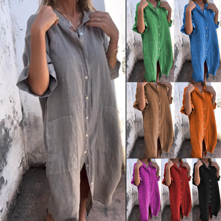 Gaun Kemeja Wanita Gaya Old Mo - Summer Clothing Old Money ulasan dan harga