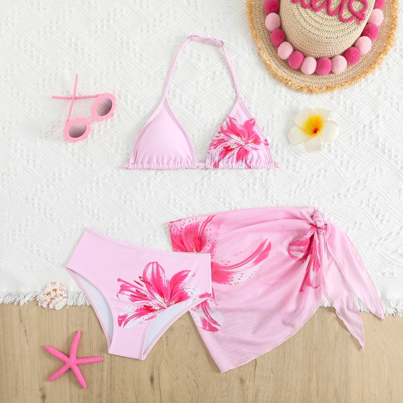 Setelan Bikini Anak Perempuan  - Summer Clothing Teen Girls ulasan dan harga