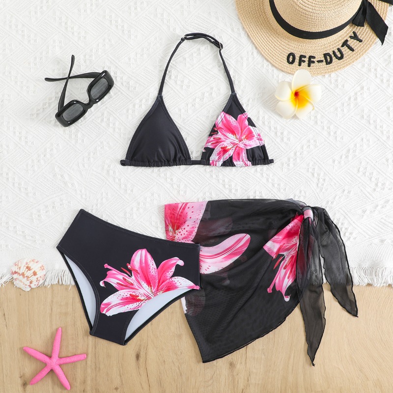 Setelan Bikini Anak Perempuan  - Summer Clothing Teen Girls ulasan dan harga