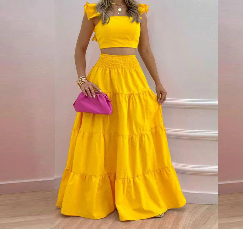 Rok Y2k Set Dua Potong Pakaian - Summer Clothing Y2K ulasan dan harga