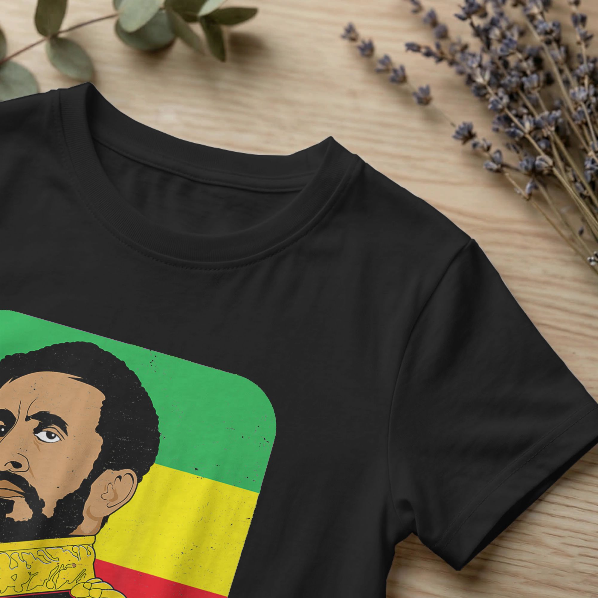 Kaos Pria King Haile Selassie  - Summer Clothing Quotes ulasan dan harga