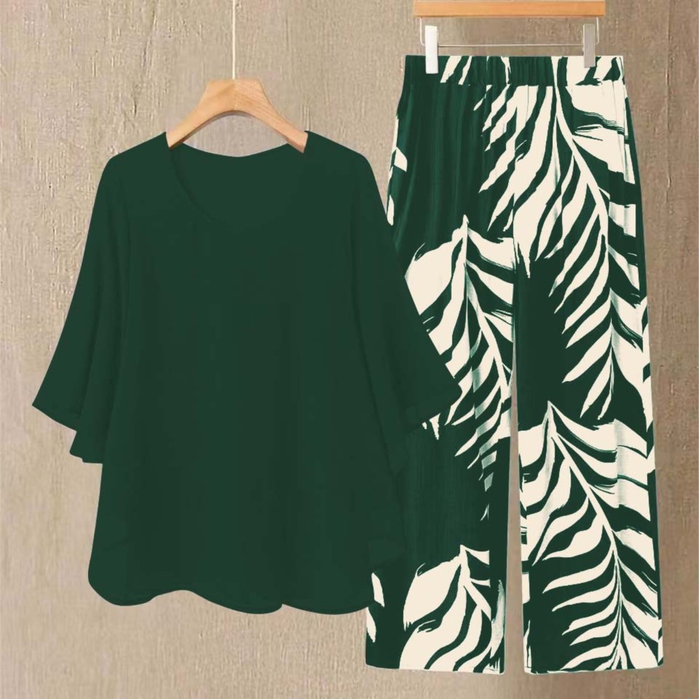 Setelan 2 potong atasan sifon  - Zara Summer Clothing For Women ulasan dan harga