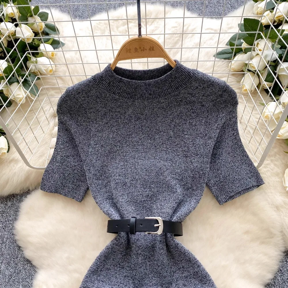 Gaun Sweter Rajutan Pinggul Bu - Summer Clothing Wraps ulasan dan harga