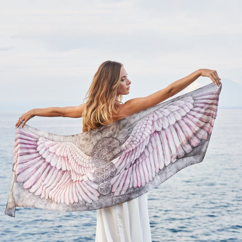 Penutup Bikini Sayap Bulu Boho - Summer Clothing Young Women ulasan dan harga