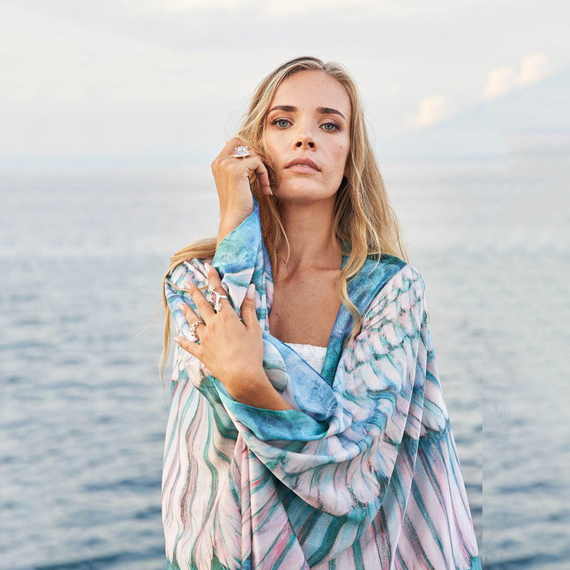 Penutup Bikini Sayap Bulu Boho - Summer Clothing Young Women ulasan dan harga