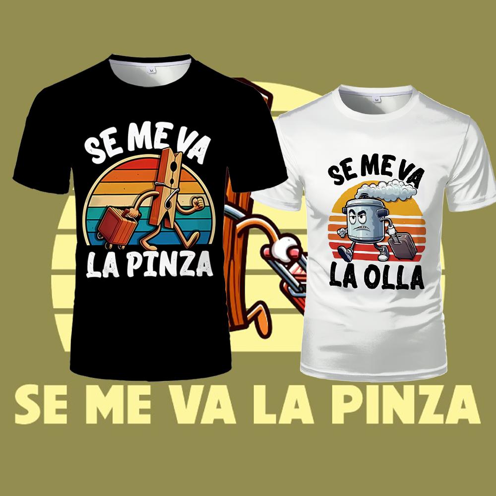 Kaos Se Me Va La Pinza Print,  - Summer Clothing In Spanish ulasan dan harga
