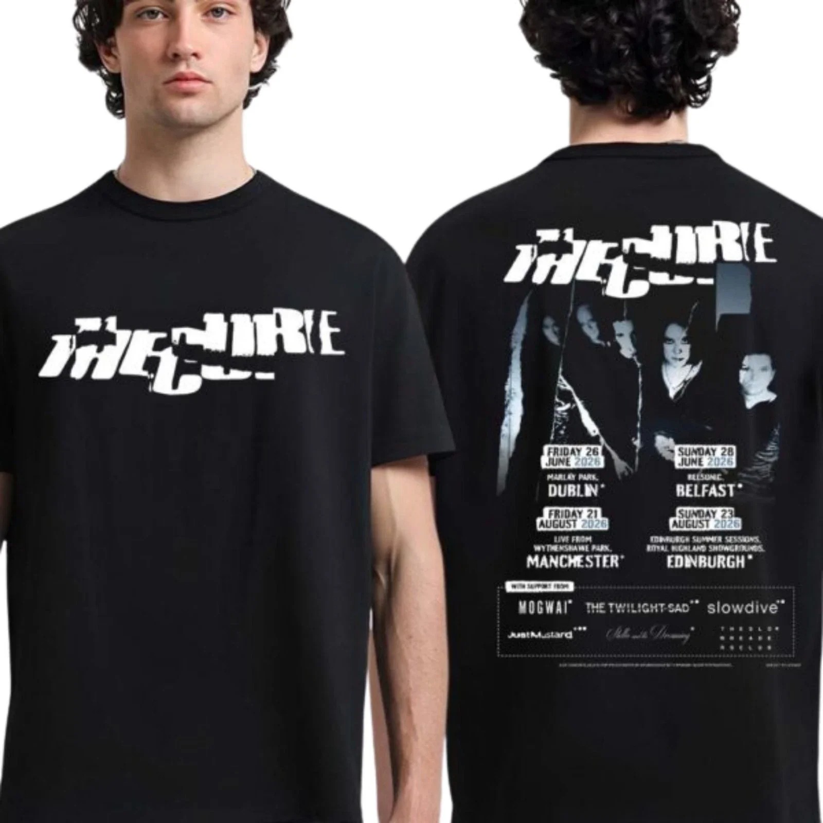 Kaos Grafis Jadwal Tur The Cur - Summer Clothing Women Uk ulasan dan harga