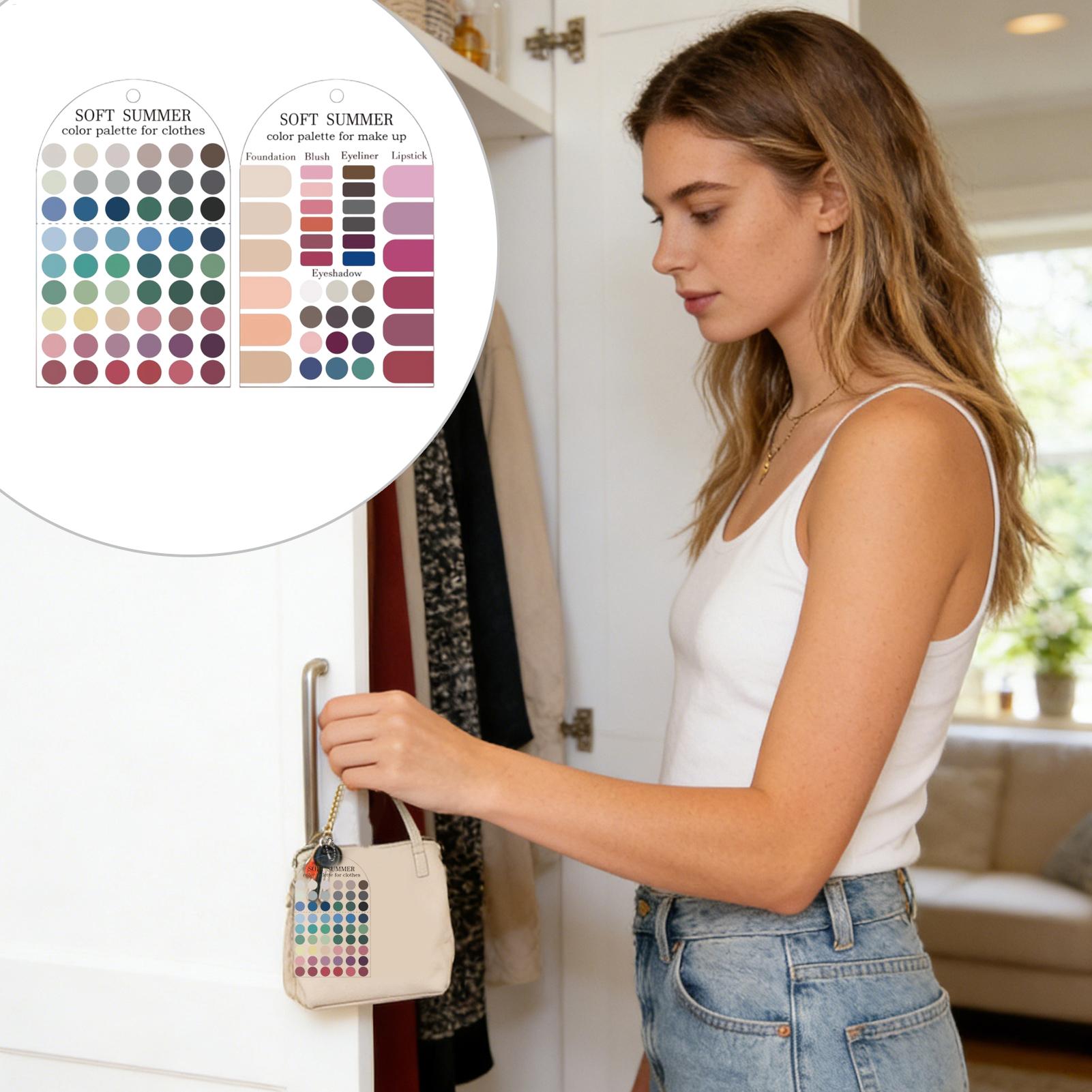 2 Buah Kartu Palet Warna Musim - Summer Clothing Palette ulasan dan harga