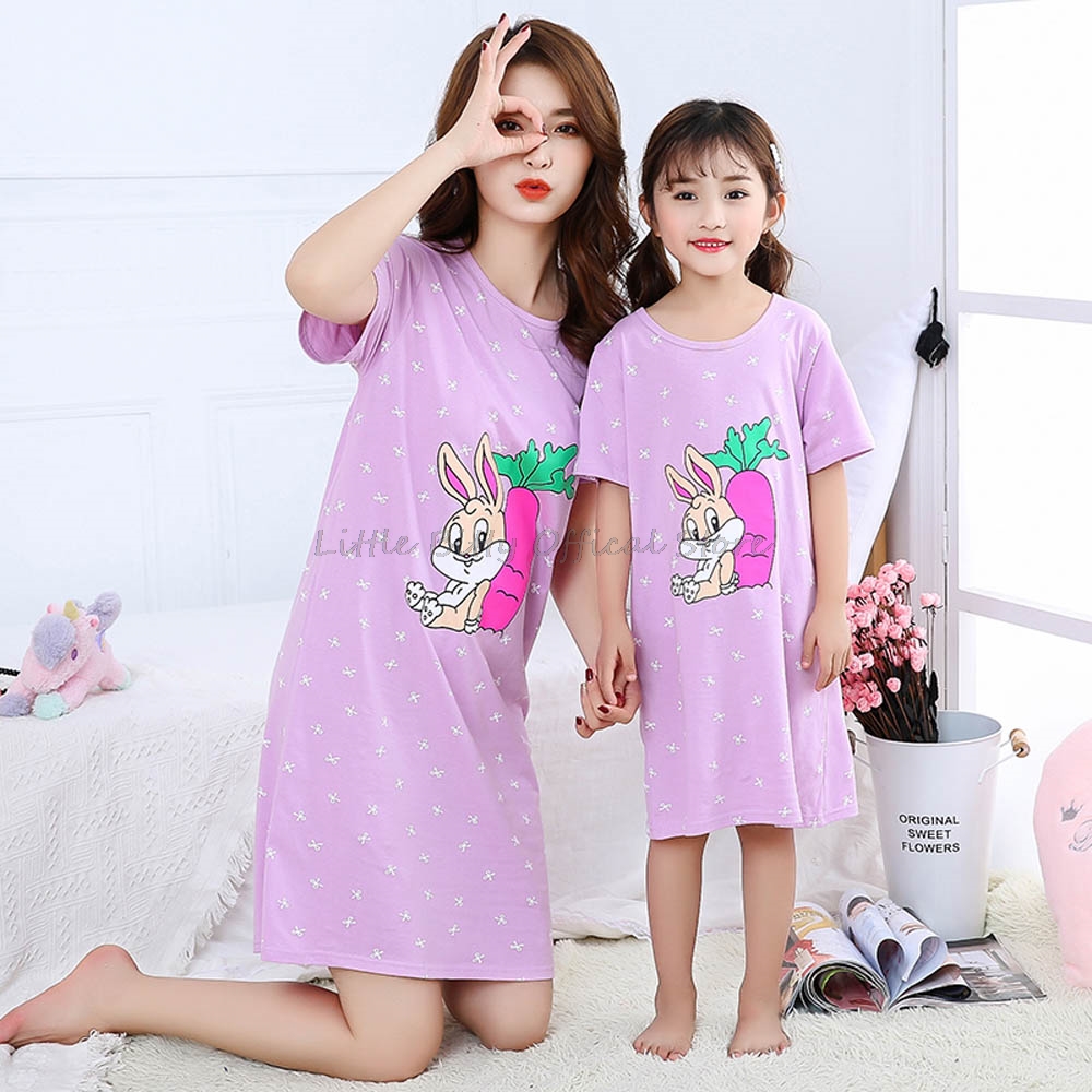 Gaun malam anak perempuan ibu  - Summer Clothing Teen Girls ulasan dan harga