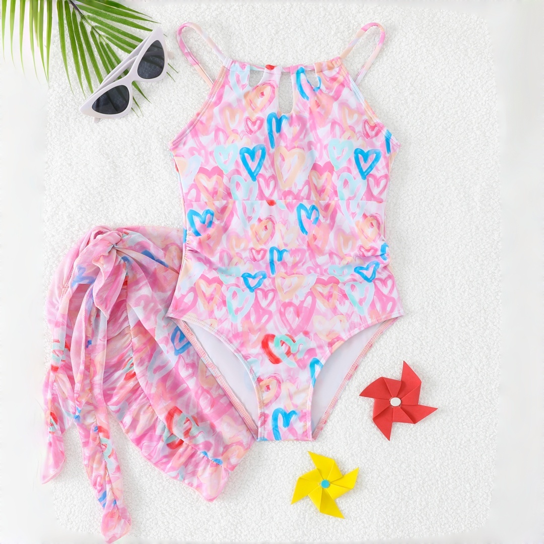 Baju Renang Satu Potong Warna  - Summer Clothing Teen Girls ulasan dan harga