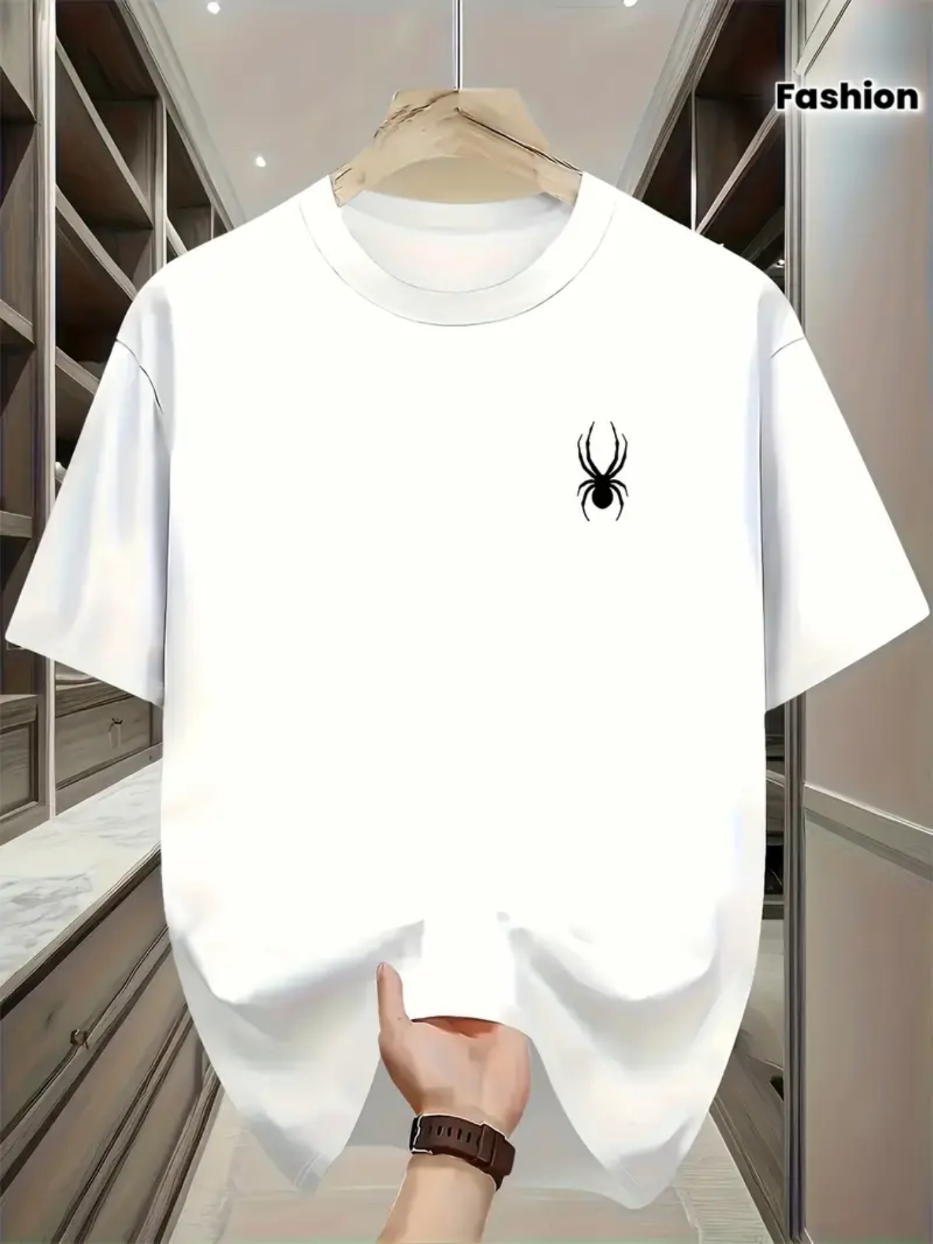 Kaos lengan pendek dengan moti - Summer Clothing Affordable ulasan dan harga