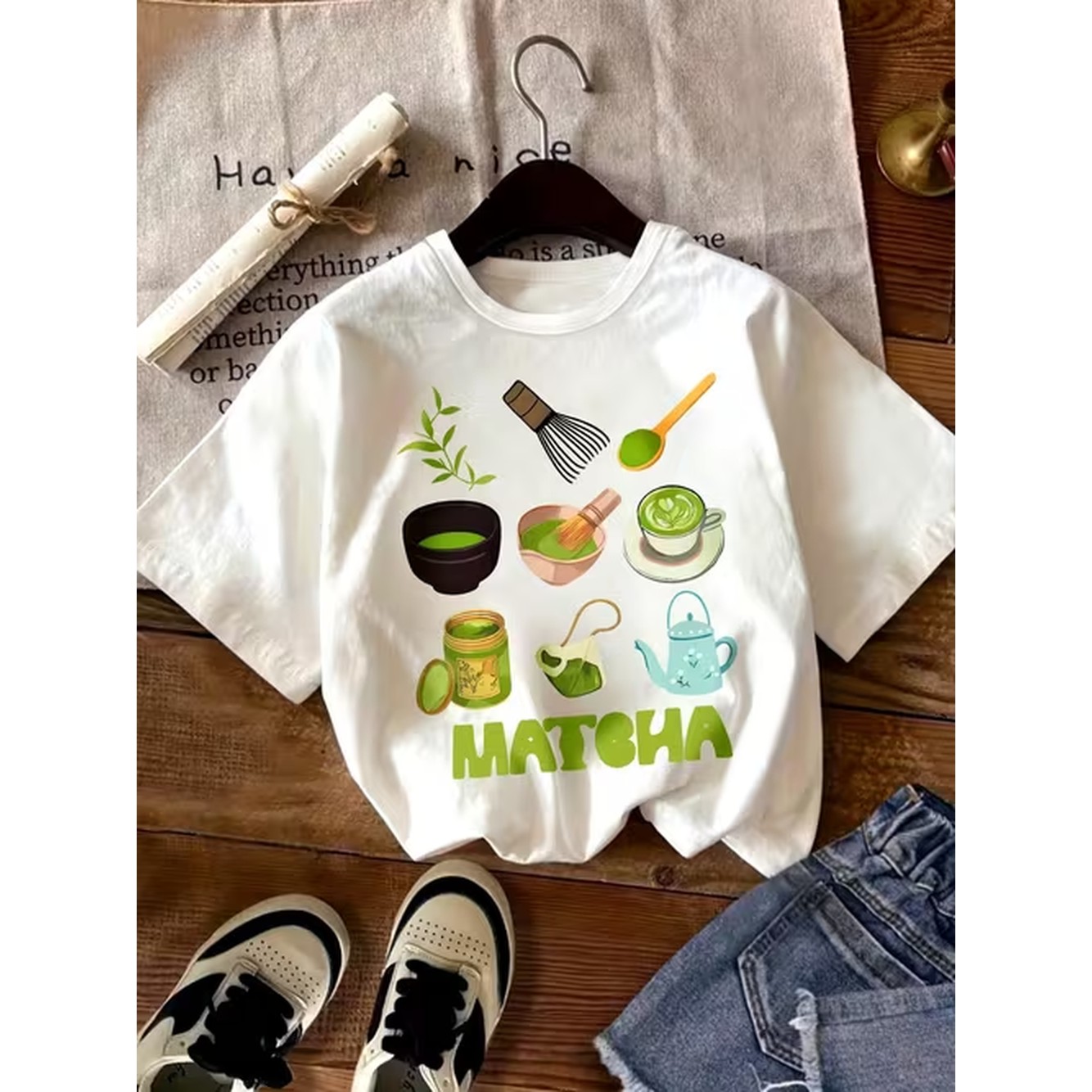 Kaos lengan pendek bermotif pe - Summer Clothing Affordable ulasan dan harga