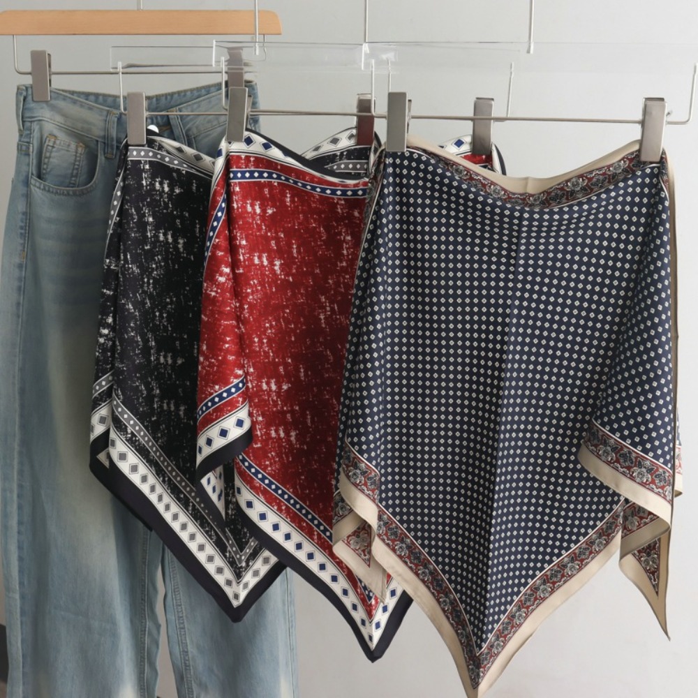 Syal Satin Wanita Baru Syal Re - Summer Clothing Wraps ulasan dan harga