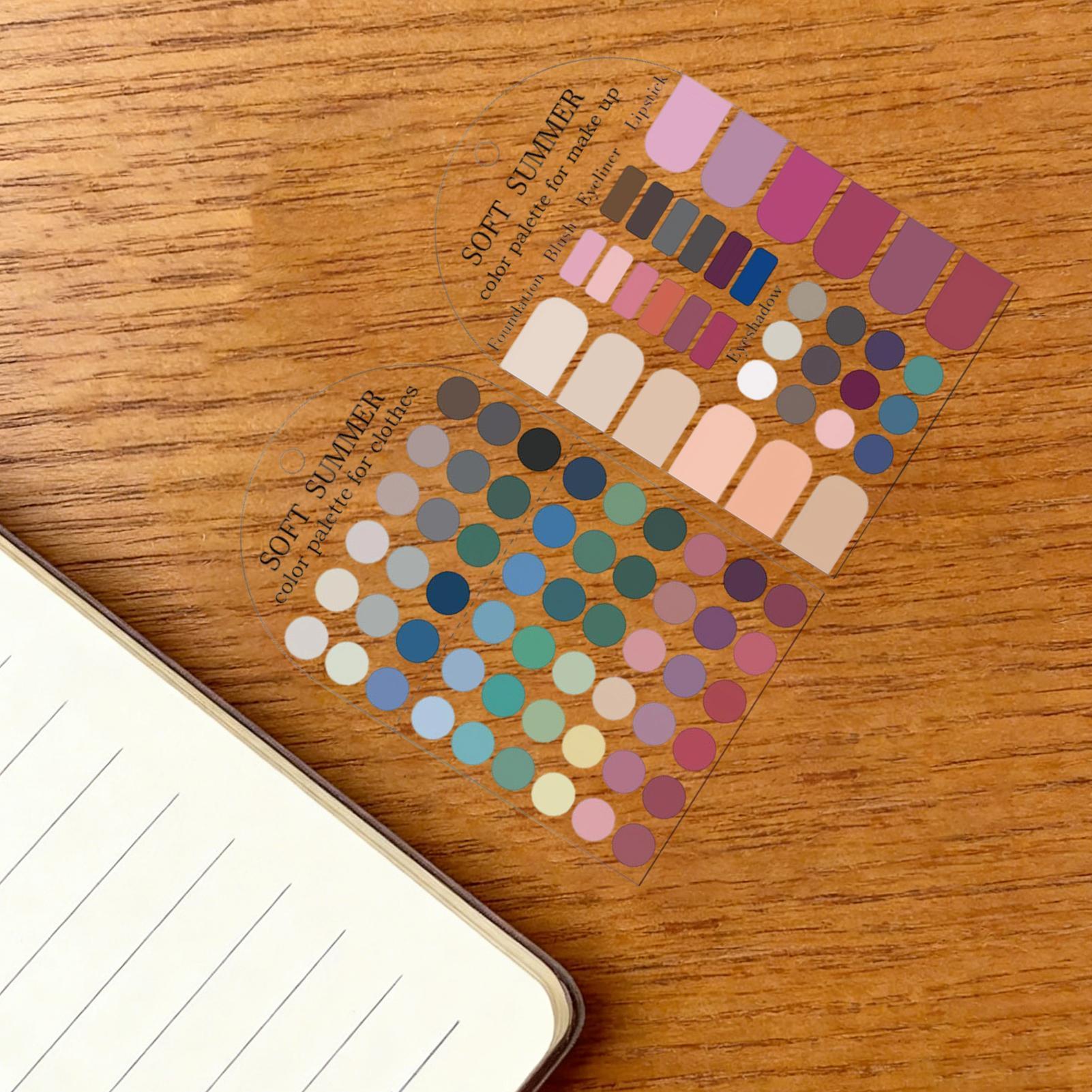 Set Kartu Pencocokan Warna Akr - Summer Clothing Palette ulasan dan harga
