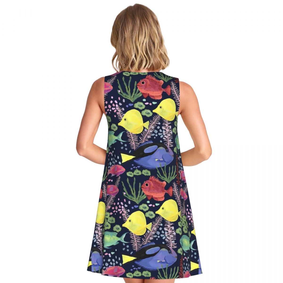 Gaun Wanita Tanpa Lengan Motif - Summer Clothing Ideas For Women ulasan dan harga