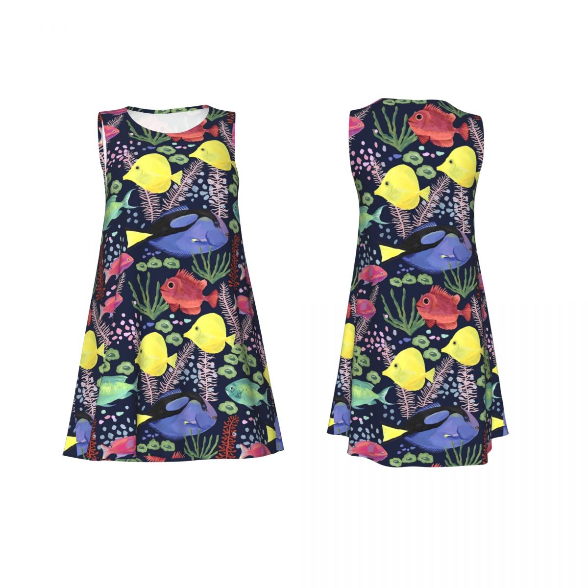 Gaun Wanita Tanpa Lengan Motif - Summer Clothing Ideas For Women ulasan dan harga
