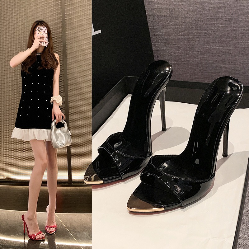 Sandal Hak Stiletto Runcing Me - Summer Clothing Ladies ulasan dan harga