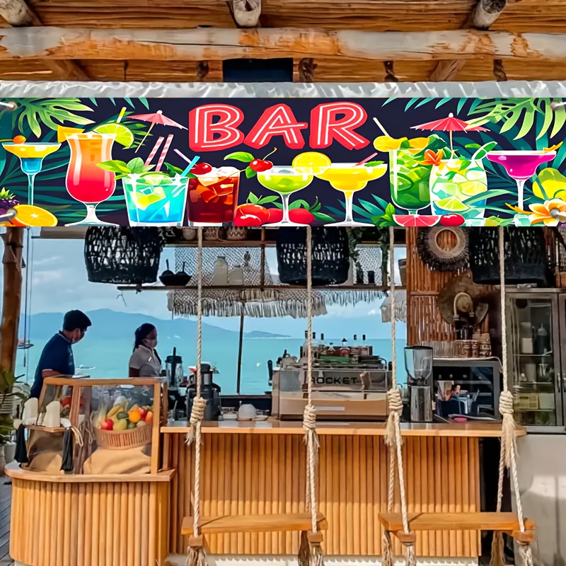 Spanduk Pesta Bar Tepi Laut Ha - Summer Clothing Banner ulasan dan harga
