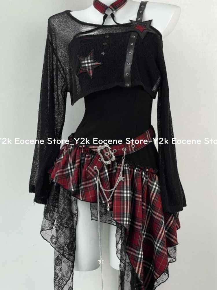 Set Tidak Beraturan Desain Ana - Summer Clothing Y2K ulasan dan harga