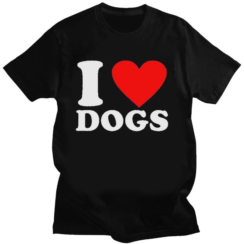 Kaus I Love Dogs Music Milf Ka - Summer Clothing Words ulasan dan harga
