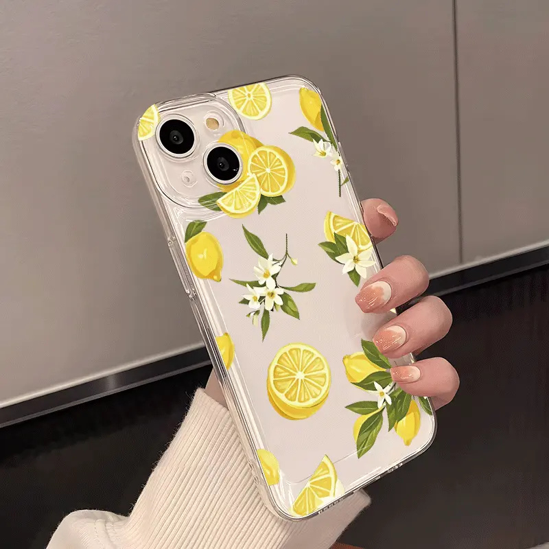 Casing Ponsel Bening Bunga Lem - Summer Closet ulasan dan harga